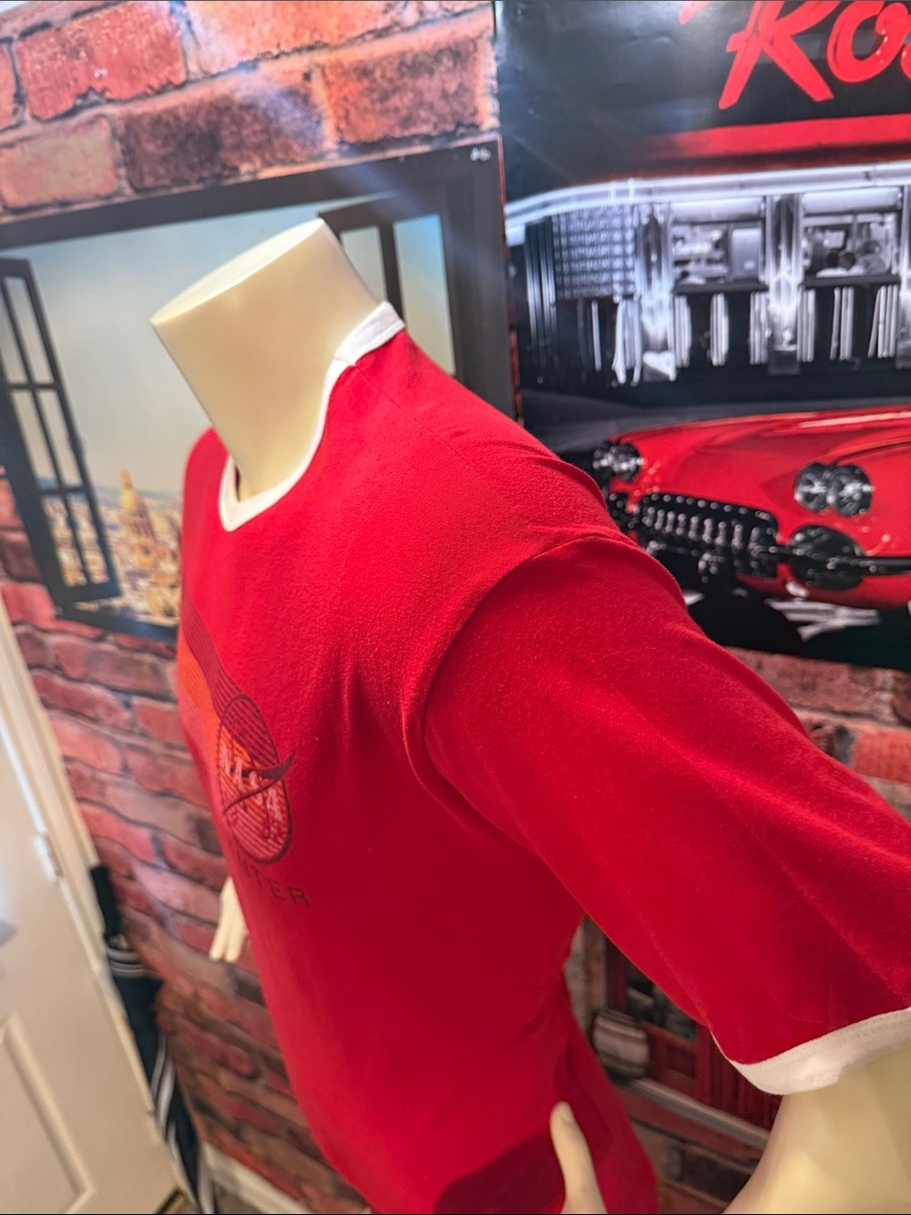 NASA Johnson Space Center Red Ringer Tee - Picture 14 of 14